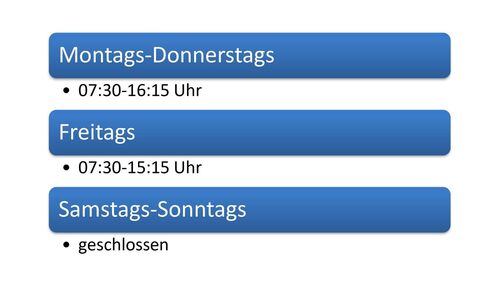 Öffnungszeiten - Am-metallbau.de